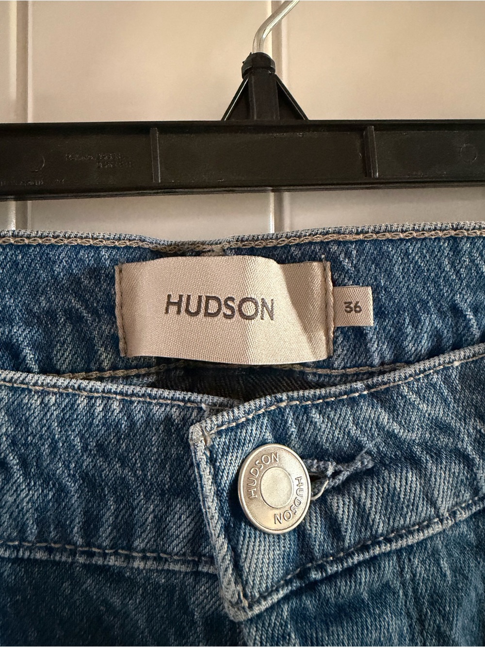 Hudson Jeans Wes Classic Straight Men’s Jeans - Light Blue Denim - Picture 5 of 7